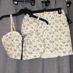 Wild Fable top and skirt set